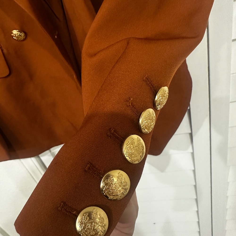 Blazer /Women's ALEXIA ADMOR Farrah Twill Classic Double Breasted Jacket - Picture 4 of 10